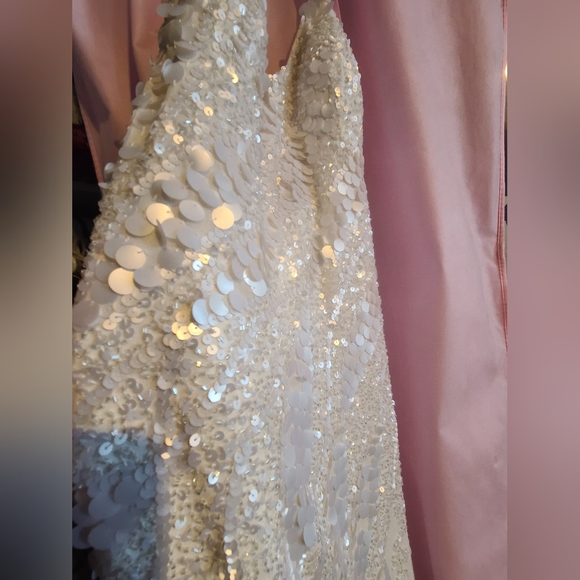 Stunning Glitzy Wedding or Prom dress - Picture 9 of 9